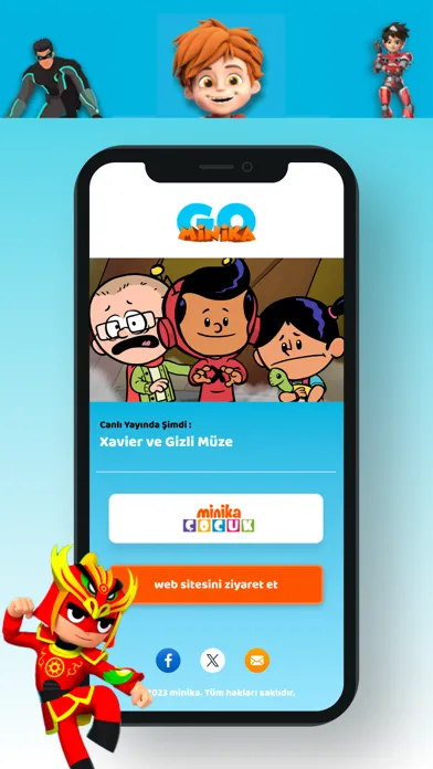 Tangkapan skrin Minika Go