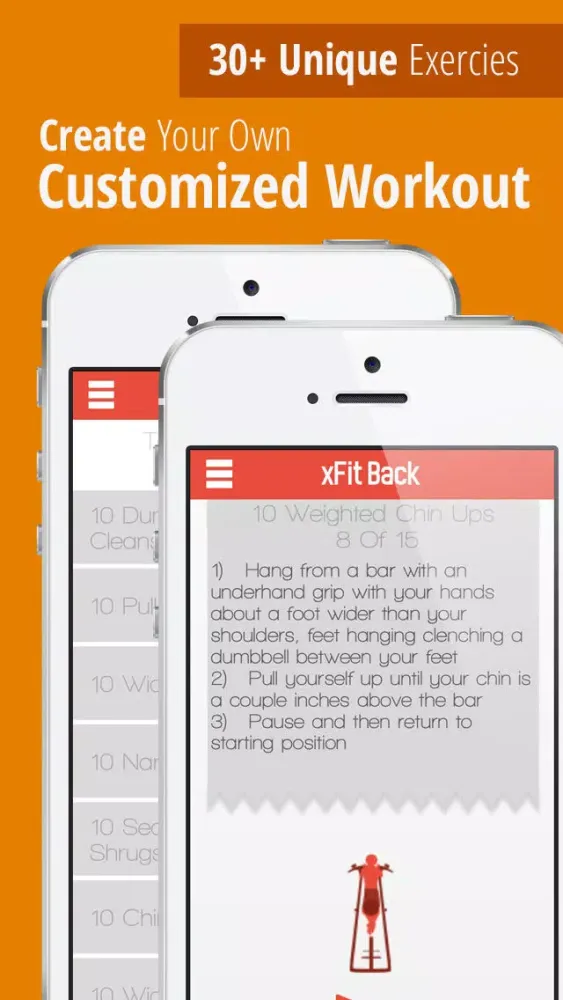 xFit Back Workout – 0-20 Pull Ups for Lean Shredded Lat, Rhomboid and Trap Muscles Screenshots
