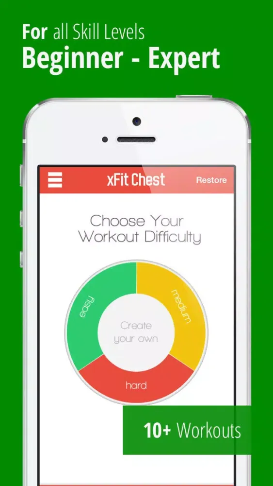 xFit Chest – Daily Workout for Perfect Lean Sculpted Pecs Screenshots