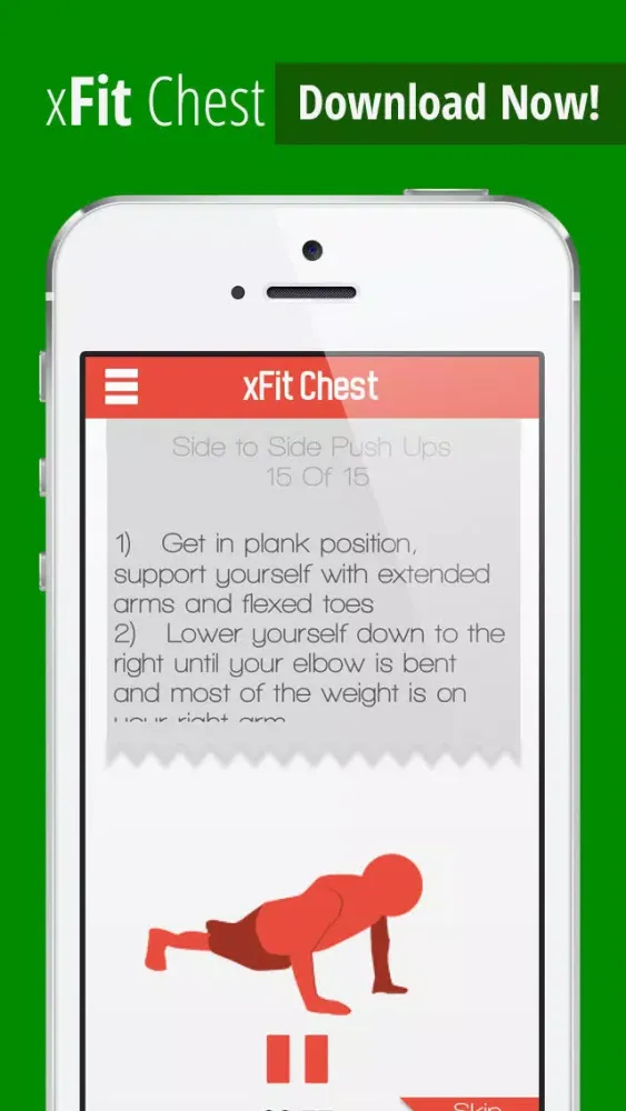 xFit Chest – Daily Workout for Perfect Lean Sculpted Pecs Screenshots