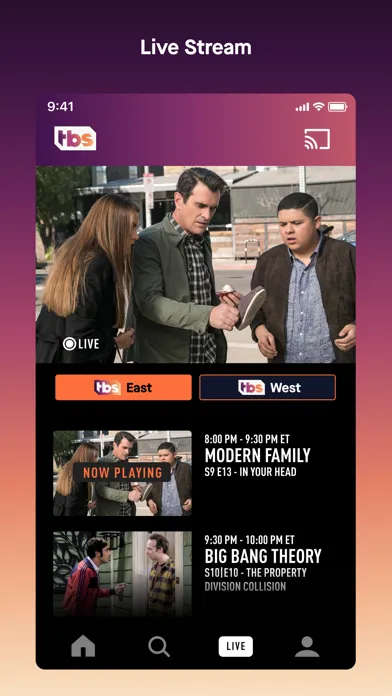 Watch TBS Screenshots