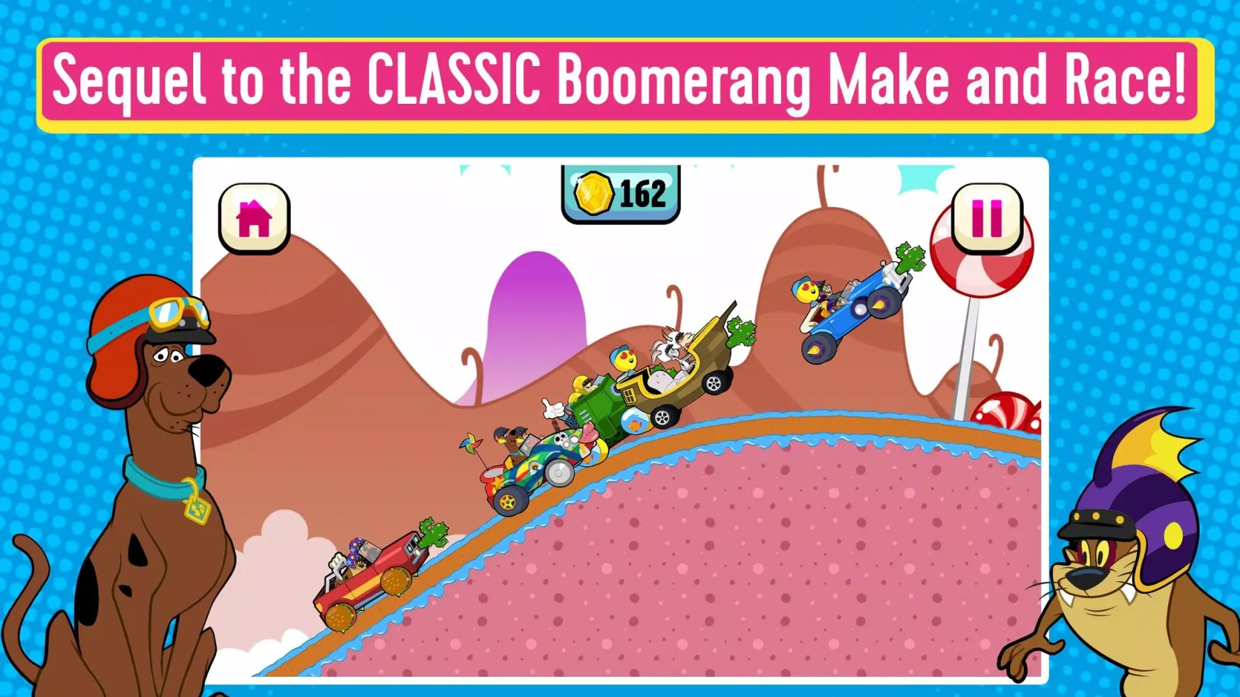 Capturas de tela do Boomerang Make and Race 2