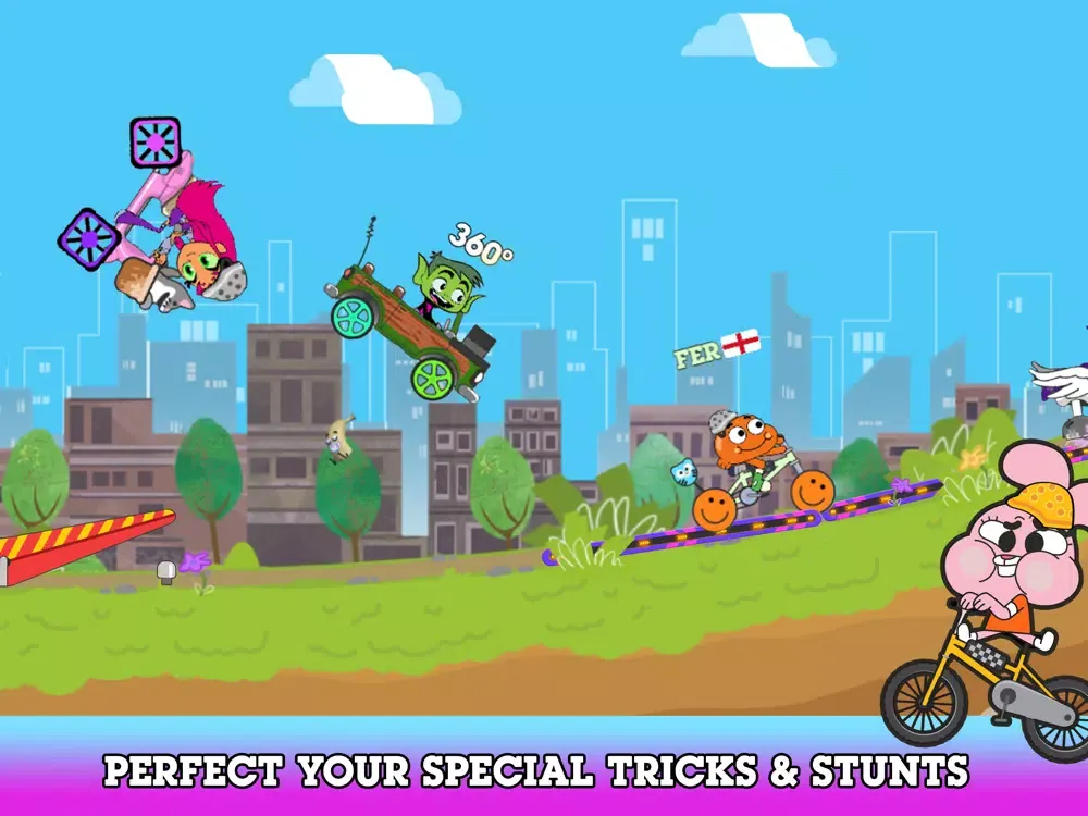 BMX Champions Cartoon Network iPad  Screenshots