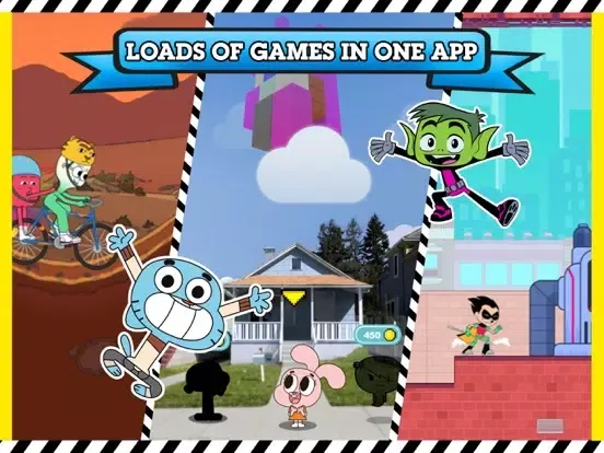 Tangkapan skrin Cartoon Network GameBox iPad 