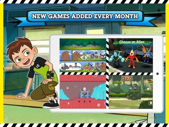 Tangkapan skrin Cartoon Network GameBox iPad 