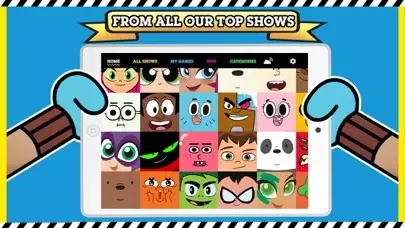 Tangkapan skrin Cartoon Network GameBox