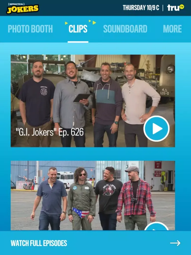 truTV Impractical Jokers iPad  Ekran Görüntüleri