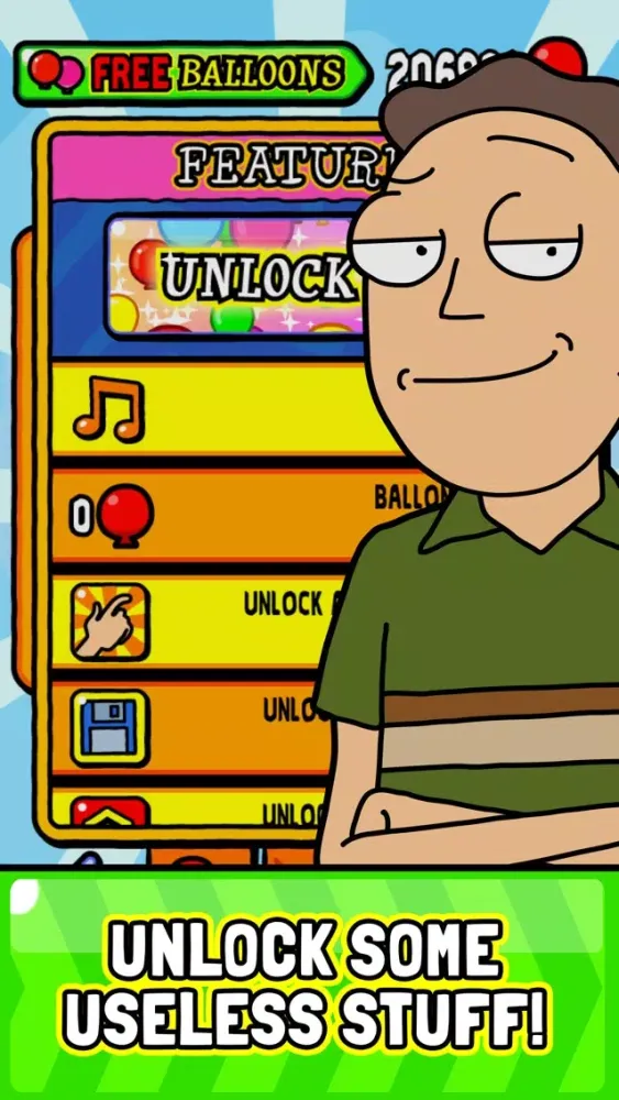 Captures d'écran de Rick and Morty: Jerry's Game