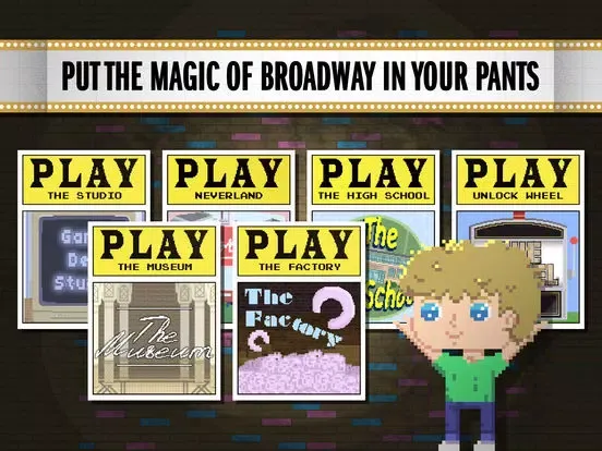 Tangkapan layar Peter Panic iPad