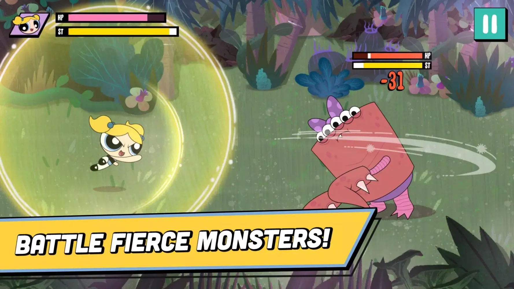 The Powerpuff Girls Ready, Set, Monsters!应用截图