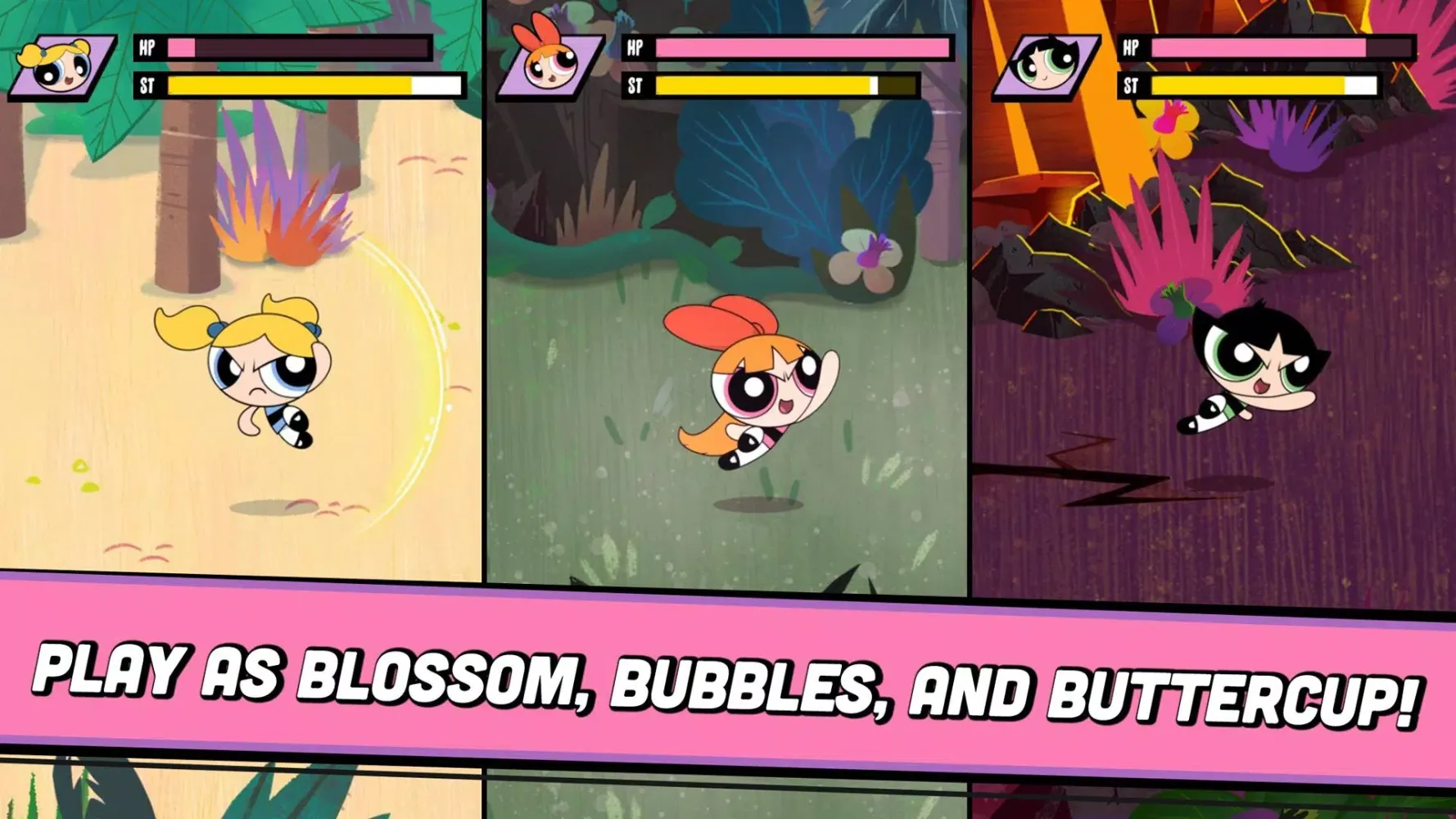 The Powerpuff Girls Ready, Set, Monsters!应用截图