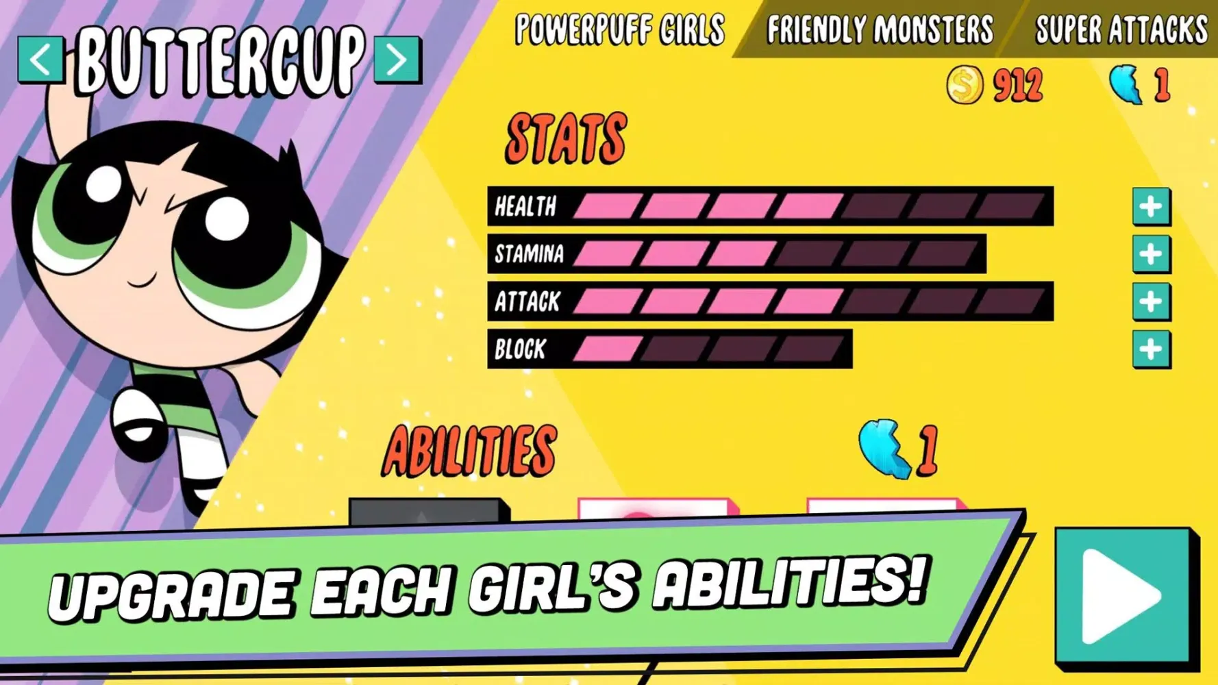 The Powerpuff Girls Ready, Set, Monsters!应用截图