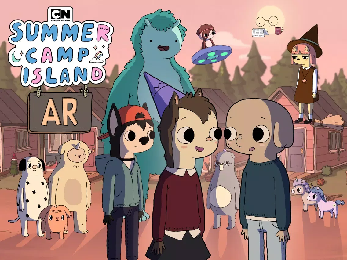 Capturas de tela do Summer Camp Island AR iPad 