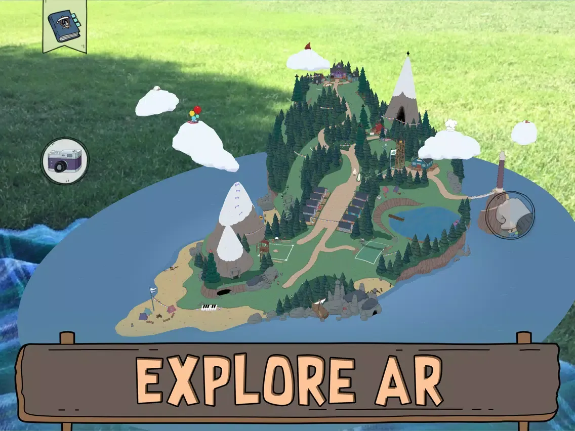 Capturas de tela do Summer Camp Island AR iPad 