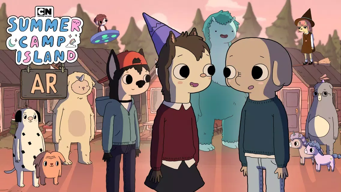 Capturas de tela do Summer Camp Island AR