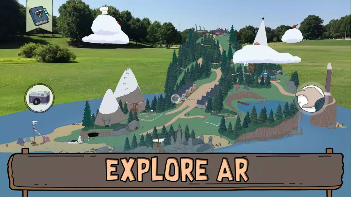 Capturas de tela do Summer Camp Island AR