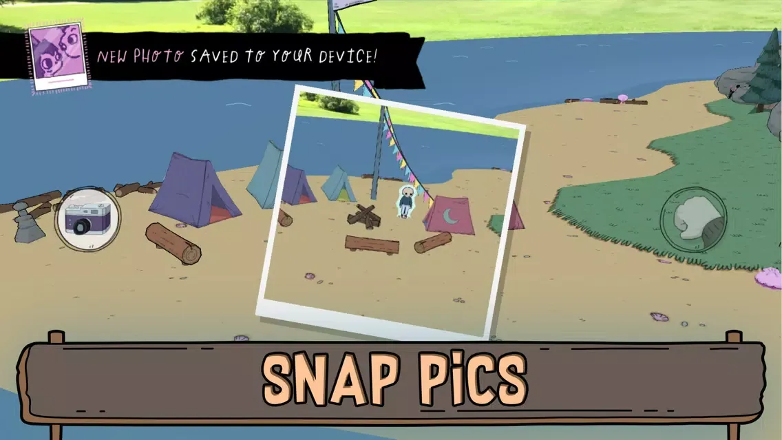 Capturas de tela do Summer Camp Island AR
