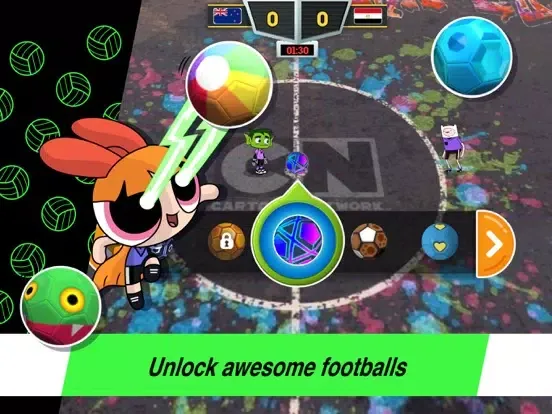 ภาพหน้าจอของ Toon Cup - Football Game iPad 