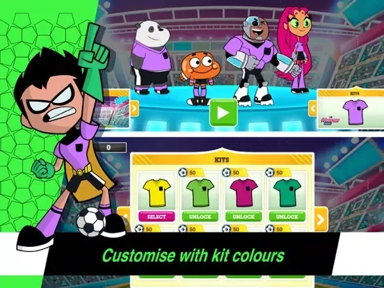 ภาพหน้าจอของ Toon Cup - Football Game iPad 