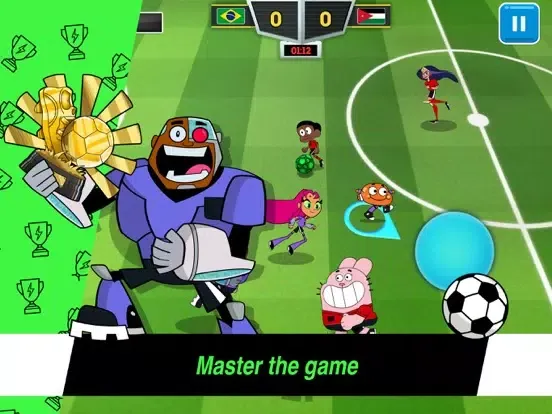 ภาพหน้าจอของ Toon Cup - Football Game iPad 