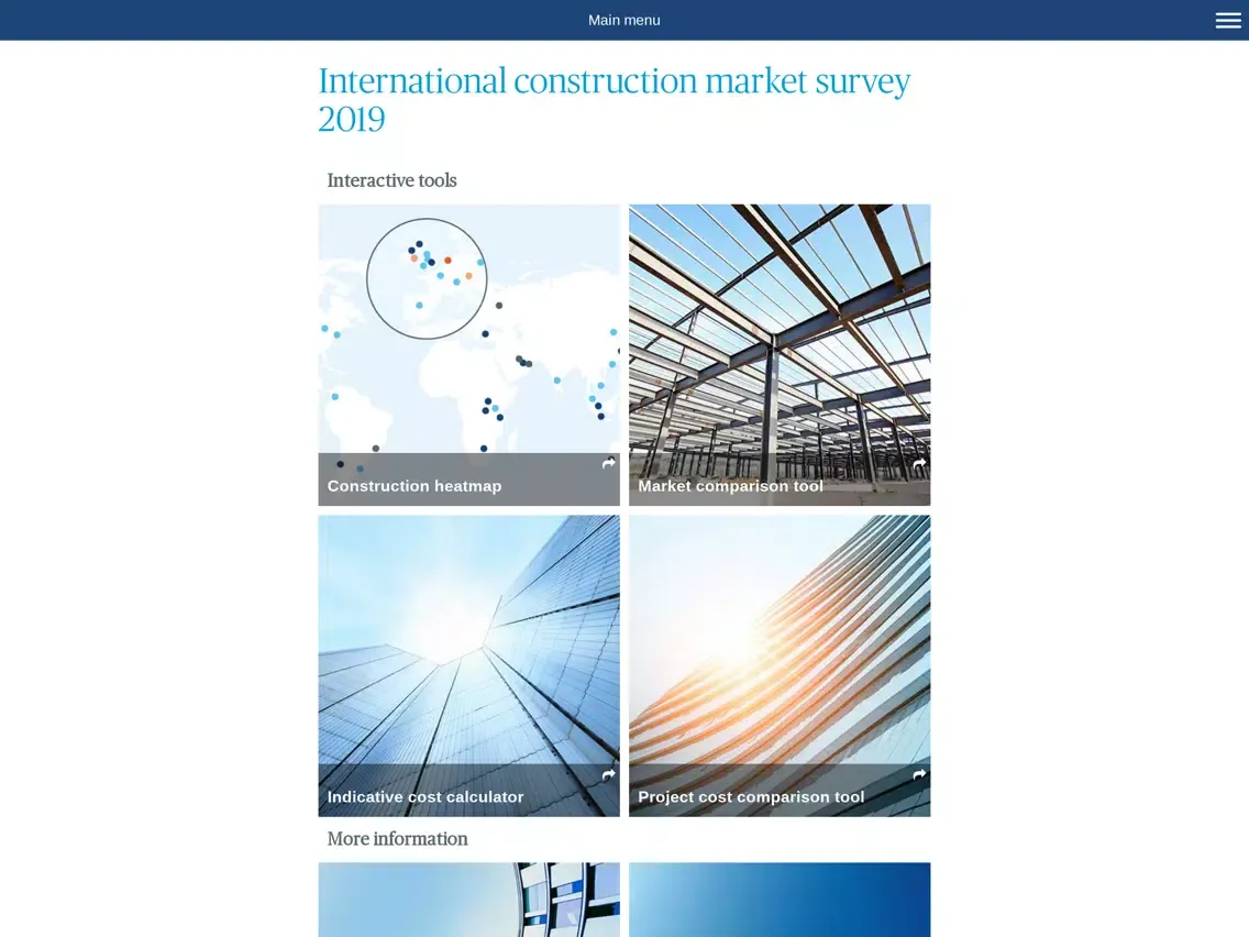 Captures d'écran de T&T Global construction costs iPad 