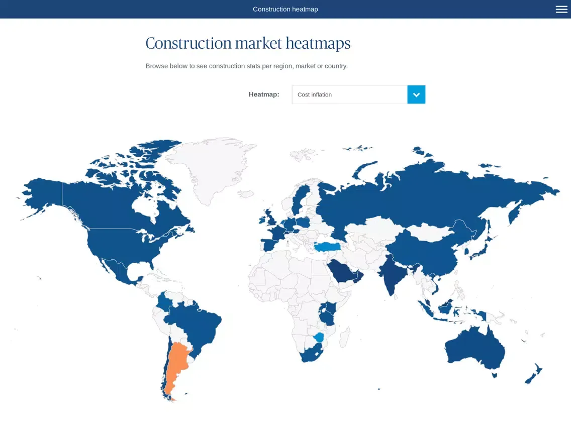 Captures d'écran de T&T Global construction costs iPad 