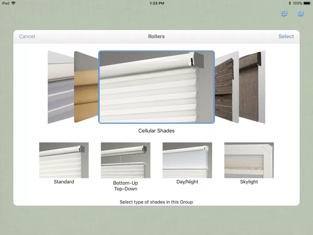 Momenta™ Shade Remote iPad  স্ক্রিনশট