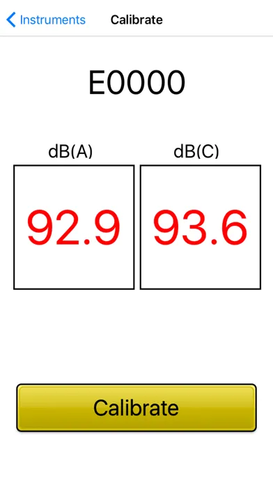 Zrzuty ekranu Sound Calibrator