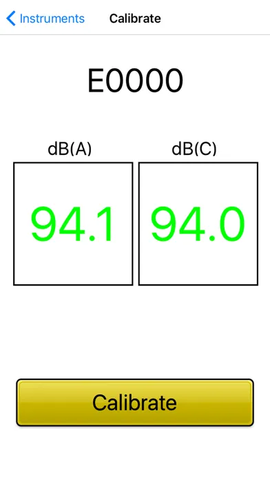 Zrzuty ekranu Sound Calibrator