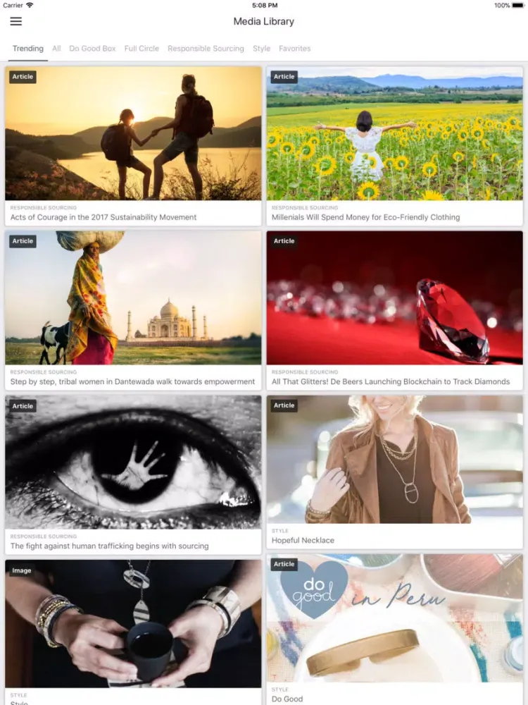 Capturas de pantalla de CBA Social iPad 
