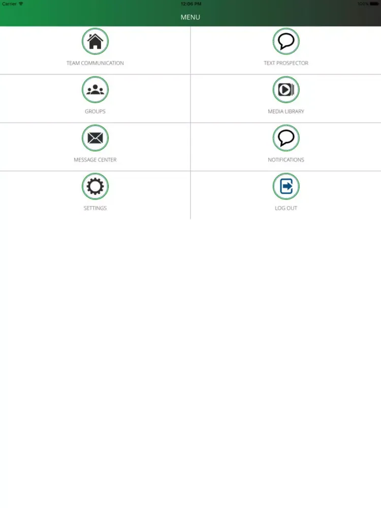 GroPro Social iPad  Screenshots