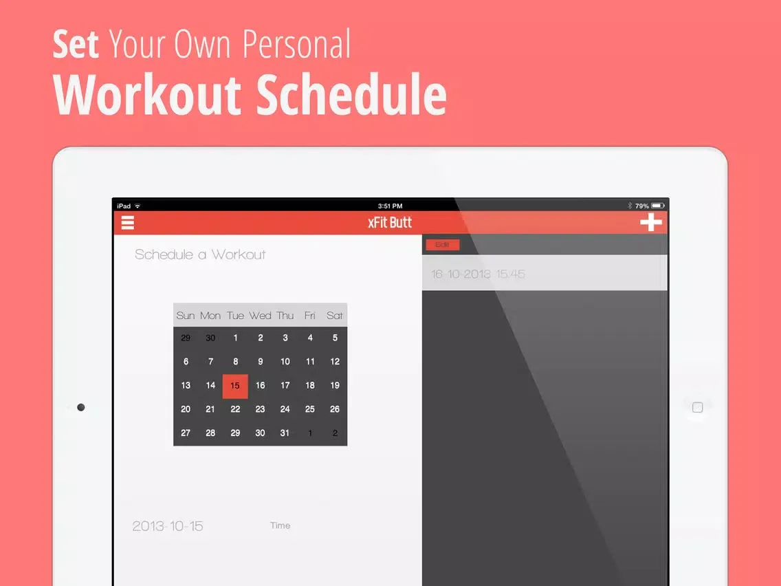xFit Butt – Daily Personal Workout Trainer for Sexy Buns of Steel iPad  Screenshots
