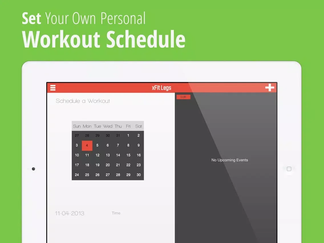 Screenshot di xFit Legs – Daily Workout for Tight Sculpted Thighs, Calves and Butt Muscles iPad 