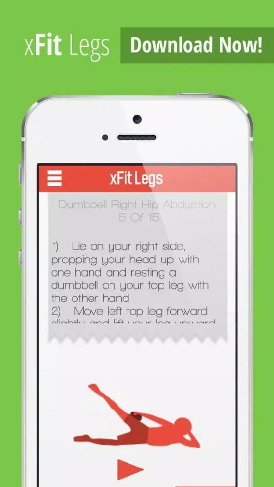 Screenshot di xFit Legs – Daily Workout for Tight Sculpted Thighs, Calves and Butt Muscles
