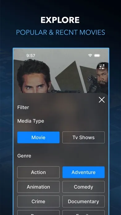 Capturas de tela do Breeze - Movies And Tv Series