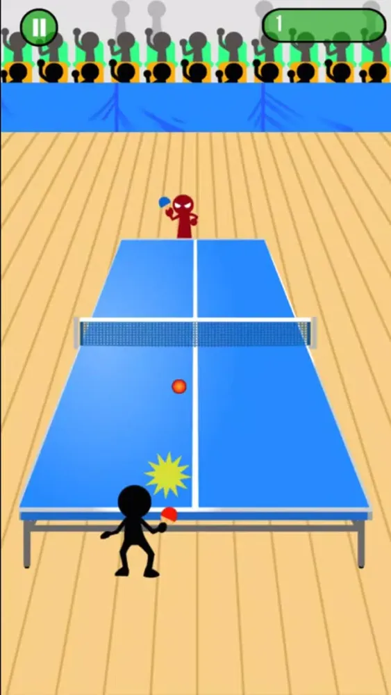 Capturas de tela do Super Ping Pong