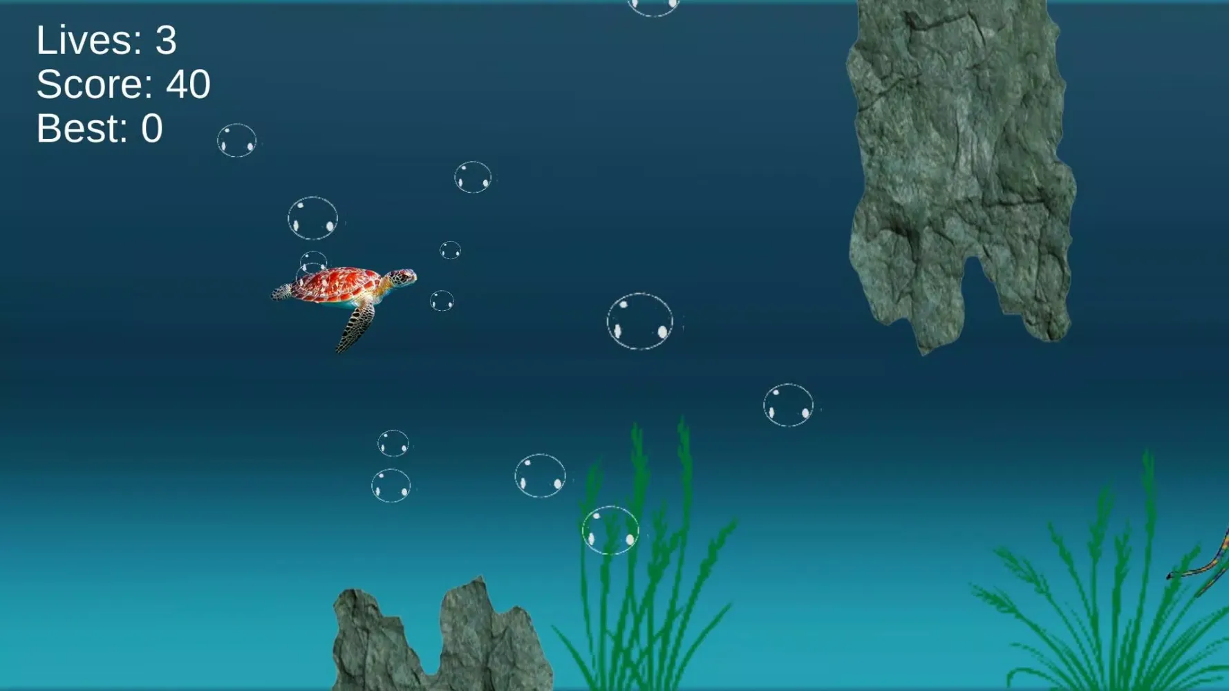 Screenshot di Turtle Run: Ocean Adventure
