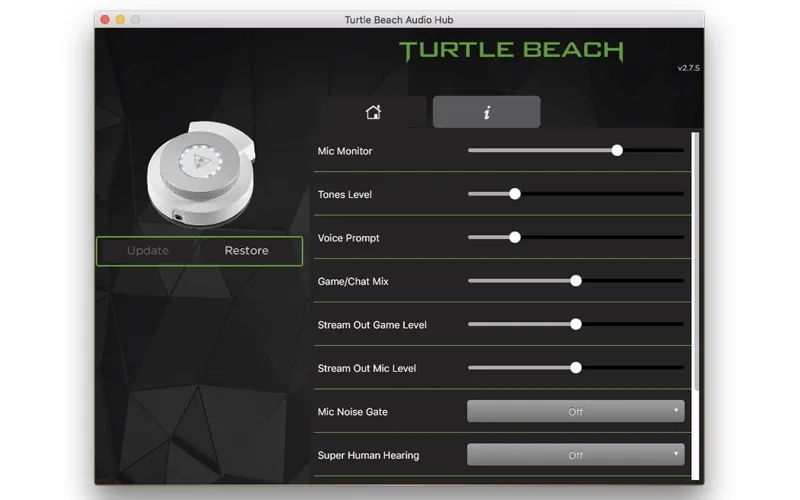 Turtle Beach Audio Hub سکرین شاٹس
