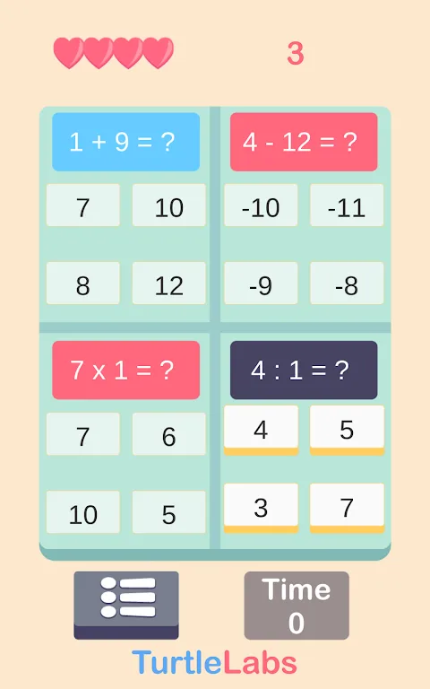 Math Challenge应用截图
