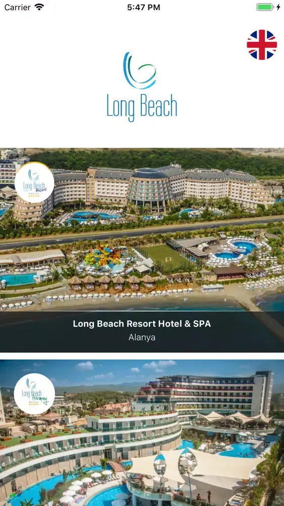 Captures d'écran de Longbeach Hotels