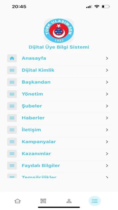 Türk Ulaşım Sen Dijital Kimlik Screenshots