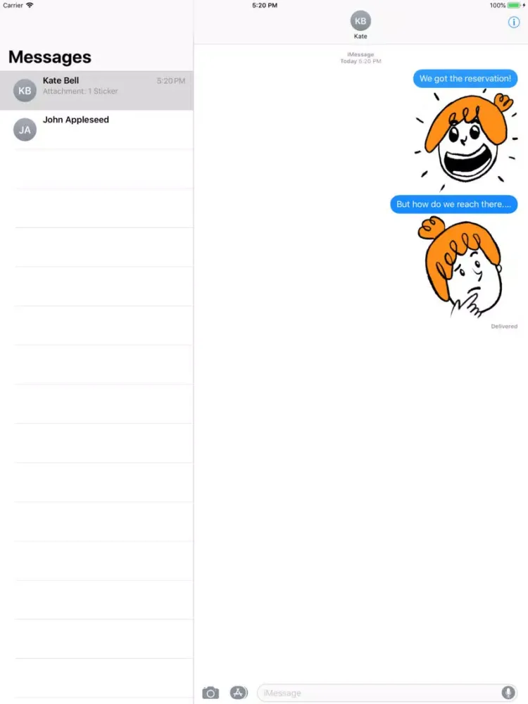 Ảnh chụp màn hình của Friends with Mia Stickers iPad 