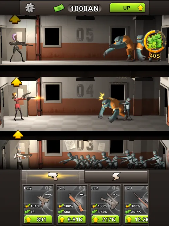 Zombie Tower Idle iPad  Screenshots