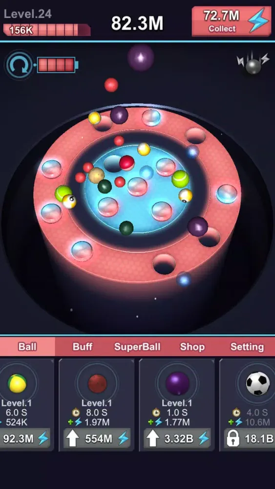 Wheel Balls 스크린샷