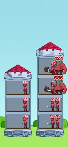 Tangkapan skrin Hero Castle Wars