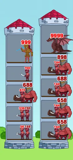 Tangkapan skrin Hero Castle Wars