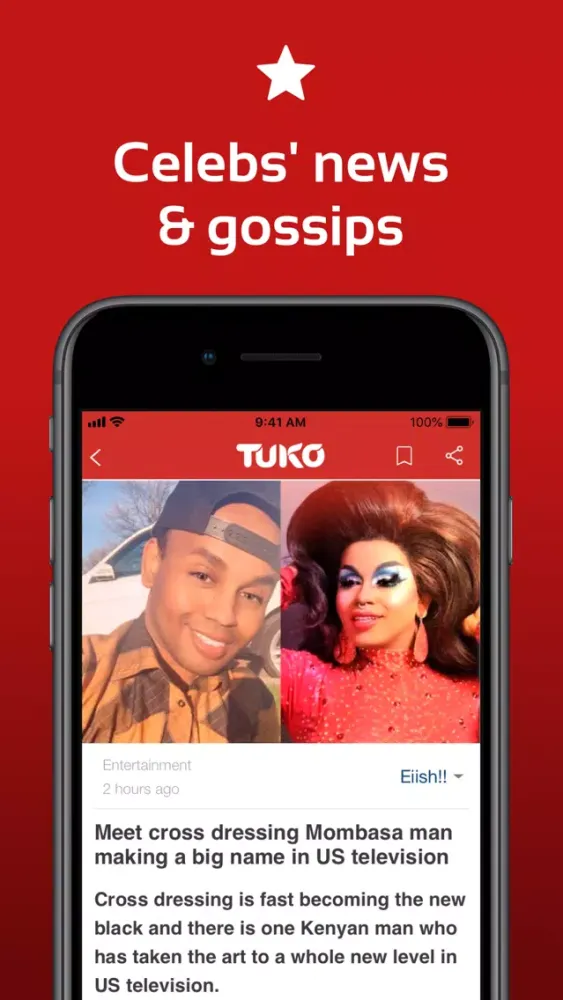 Tangkapan skrin Kenya News TUKO.co.ke