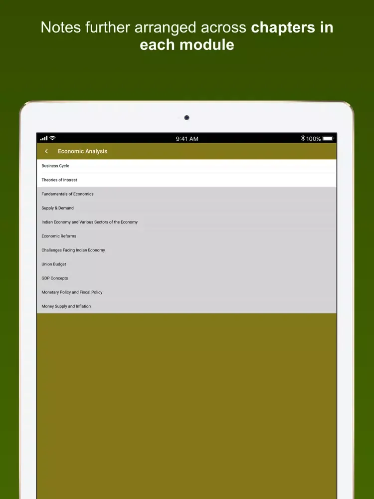 تصاویر CAIIB Study Notes Lite iPad 
