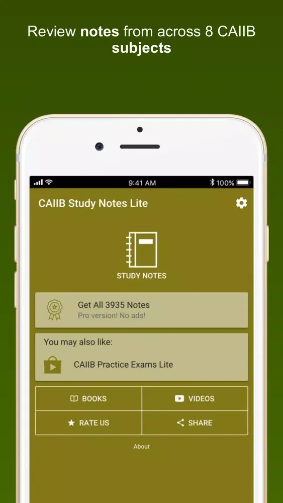 تصاویر CAIIB Study Notes Lite