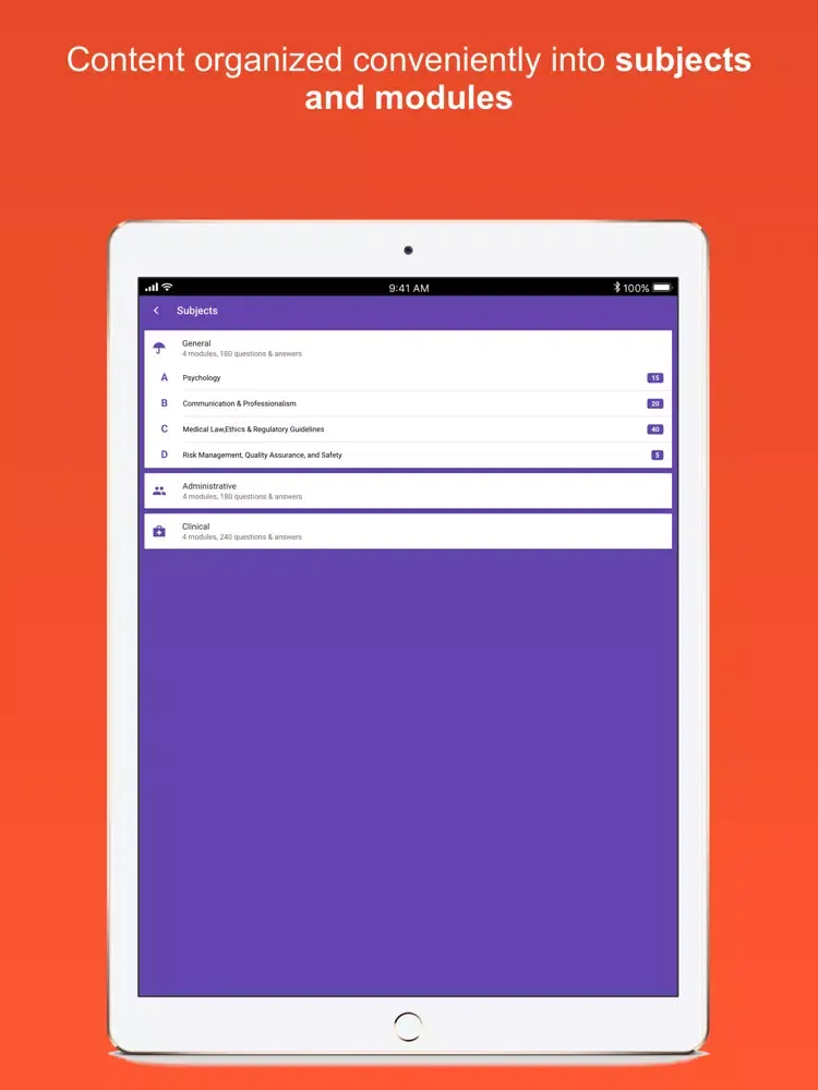 CMA Study Notes Lite iPad 应用截图